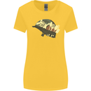 Born to Cook Funny Chef Parody Cooking Womens Wider Cut T-Shirt Yellow