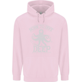 Born to Dive Deep Scuba Diving Diver Childrens Kids Hoodie Light Pink