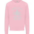 Born to Dive Deep Scuba Diving Diver Mens Sweatshirt Jumper Light Pink