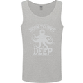 Born to Dive Deep Scuba Diving Diver Mens Vest Tank Top Sports Grey