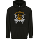 Born to Dive Octopus Scuba Diving Diver Childrens Kids Hoodie Black