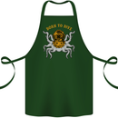 Born to Dive Octopus Scuba Diving Diver Cotton Apron 100% Organic Forest Green