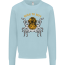 Born to Dive Octopus Scuba Diving Diver Kids Sweatshirt Jumper Light Blue