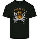 Born to Dive Octopus Scuba Diving Diver Kids T-Shirt Childrens Black