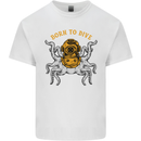Born to Dive Octopus Scuba Diving Diver Kids T-Shirt Childrens White