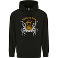 Born to Dive Octopus Scuba Diving Diver Mens 80% Cotton Hoodie Black