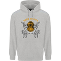 Born to Dive Octopus Scuba Diving Diver Mens 80% Cotton Hoodie Sports Grey