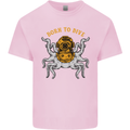 Born to Dive Octopus Scuba Diving Diver Mens Cotton T-Shirt Tee Top Light Pink