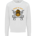 Born to Dive Octopus Scuba Diving Diver Mens Sweatshirt Jumper White