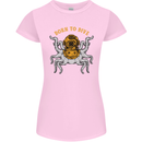 Born to Dive Octopus Scuba Diving Diver Womens Petite Cut T-Shirt Light Pink