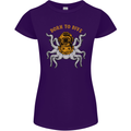 Born to Dive Octopus Scuba Diving Diver Womens Petite Cut T-Shirt Purple
