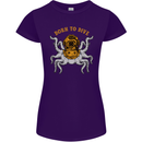 Born to Dive Octopus Scuba Diving Diver Womens Petite Cut T-Shirt Purple