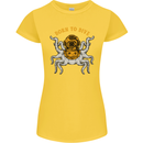 Born to Dive Octopus Scuba Diving Diver Womens Petite Cut T-Shirt Yellow