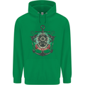 Born to Dive Scuba Diving Diver Childrens Kids Hoodie Irish Green