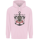 Born to Dive Scuba Diving Diver Childrens Kids Hoodie Light Pink