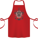 Born to Dive Scuba Diving Diver Cotton Apron 100% Organic Red