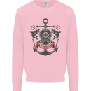 Born to Dive Scuba Diving Diver Kids Sweatshirt Jumper Light Pink