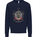 Born to Dive Scuba Diving Diver Kids Sweatshirt Jumper Navy Blue