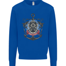 Born to Dive Scuba Diving Diver Kids Sweatshirt Jumper Royal Blue