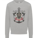 Born to Dive Scuba Diving Diver Kids Sweatshirt Jumper Sports Grey