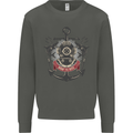 Born to Dive Scuba Diving Diver Kids Sweatshirt Jumper Storm Grey