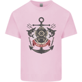 Born to Dive Scuba Diving Diver Kids T-Shirt Childrens Light Pink