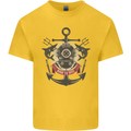 Born to Dive Scuba Diving Diver Kids T-Shirt Childrens Yellow