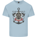 Born to Dive Scuba Diving Diver Mens Cotton T-Shirt Tee Top Light Blue