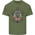 Born to Dive Scuba Diving Diver Mens Cotton T-Shirt Tee Top Military Green