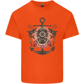 Born to Dive Scuba Diving Diver Mens Cotton T-Shirt Tee Top Orange