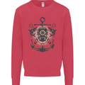 Born to Dive Scuba Diving Diver Mens Sweatshirt Jumper Heliconia
