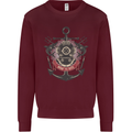 Born to Dive Scuba Diving Diver Mens Sweatshirt Jumper Maroon