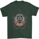 Born to Dive Scuba Diving Diver Mens T-Shirt Cotton Gildan Forest Green