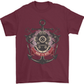 Born to Dive Scuba Diving Diver Mens T-Shirt Cotton Gildan Maroon