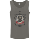 Born to Dive Scuba Diving Diver Mens Vest Tank Top Charcoal