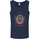 Born to Dive Scuba Diving Diver Mens Vest Tank Top Navy Blue