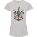 Born to Dive Scuba Diving Diver Womens Petite Cut T-Shirt Sports Grey