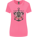 Born to Dive Scuba Diving Diver Womens Wider Cut T-Shirt Azalea