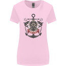 Born to Dive Scuba Diving Diver Womens Wider Cut T-Shirt Light Pink