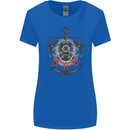 Born to Dive Scuba Diving Diver Womens Wider Cut T-Shirt Royal Blue