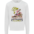 Born to Motocross Dirt Bike Mens Sweatshirt Jumper White