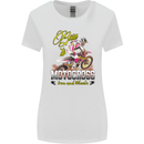 Born to Motocross Dirt Bike Womens Wider Cut T-Shirt White