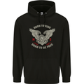Born to Ride Biker Motorcycle Motorbike Childrens Kids Hoodie Black