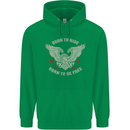Born to Ride Biker Motorcycle Motorbike Childrens Kids Hoodie Irish Green