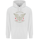 Born to Ride Biker Motorcycle Motorbike Childrens Kids Hoodie White