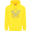 Born to Ride Biker Motorcycle Motorbike Childrens Kids Hoodie Yellow