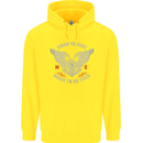 Born to Ride Biker Motorcycle Motorbike Childrens Kids Hoodie Yellow