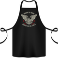 Born to Ride Biker Motorcycle Motorbike Cotton Apron 100% Organic Black
