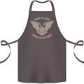 Born to Ride Biker Motorcycle Motorbike Cotton Apron 100% Organic Dark Grey