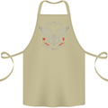 Born to Ride Biker Motorcycle Motorbike Cotton Apron 100% Organic Khaki